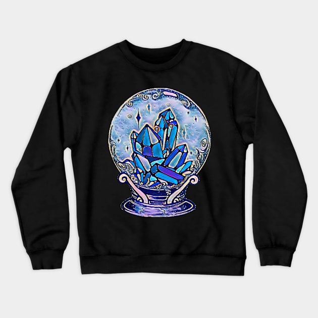 Fortune Teller Crystal Ball Crewneck Sweatshirt by Wicca Fairy